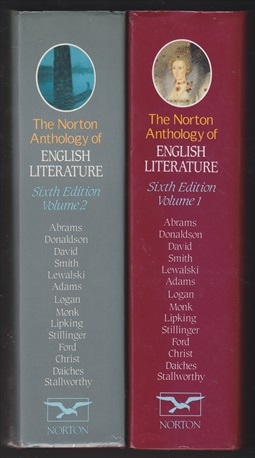 norton anthology of english literature volume 1